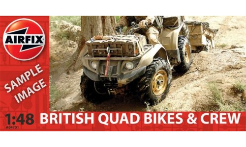 Airfix 1//48 British Forces Quad Bikes /& Crew Figures