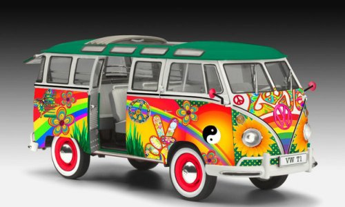 Revell VW T1 Samba Bus Flower Power 95-07050 - Cars Trucks & Rods ...