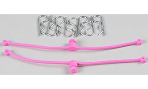 DUBRO Body Klip Retainers (Pink)