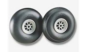 DUBRO 3" Dia. Treaded Surface Wheels