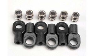 Traxxas Rod Ends, short (6)/ hollow