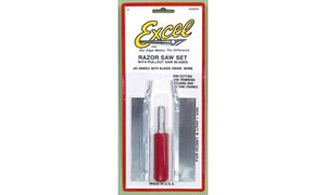 Excel Razor Saw Set with K5 Handle and 2 Blades 55670