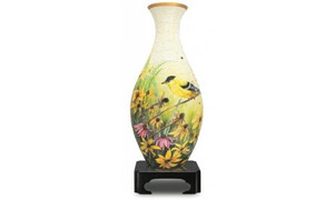 Pintoo Vase Goldfinches PINS1003