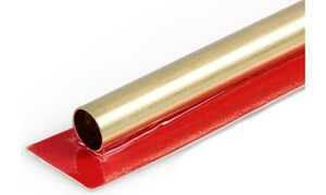 K&S 17/32" Outside Diameter Round Brass Tube 8140