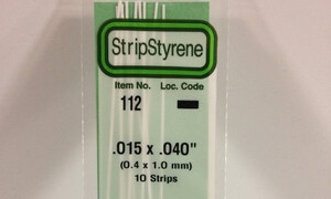 Evergreen 112 - .015" X .040" OPAQUE