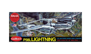 Guillow's P38 Lightning Wooden Aircraft