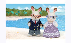 Sylvanian Families Chocolate Rabbit Grandparents SF5190