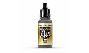 Vallejo AV71012 Dark Green 17 ml