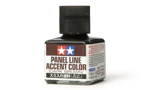 Tamiya Tamiya 87140 Panel Line Accent Color Dark Brown 4950344871407