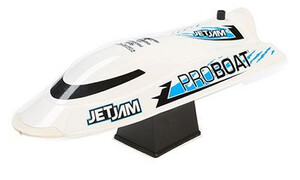 Pro Boat Jet Jam Pool Racer RC Boat, RTR, White PRB08031T2