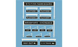 Peco Modelscene Station Nameboards And Platform Signs
