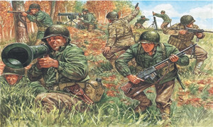 Italeri WWII American Infantry 6046S