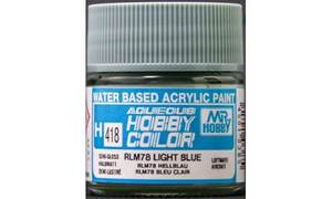 Mr Hobby H418 Aqueous SG RLM 78 Light B 45010385
