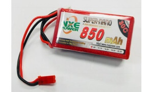 NXE Power 7.4v 850mah 30c Soft case Lipo Battery 850SC302SJST
