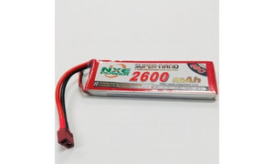 NXE Power 7.4V 2600MAH 40C Lipo Battery with Deans 2600SC402SDEAN