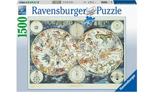 Ravensburger World Map of Fantastic Beasts RB16003-7