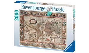 Ravensburger Map of the World Puzzle 2000pc RB16633-6