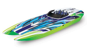 Traxxas M41 Widebody RC Boat Green 57046-4GNX