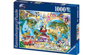 Ravensburger Disney's World Map 1000pc RB15785-3