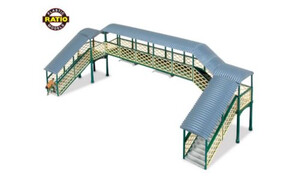 Peco Ratio 548 Modular Covered Footbridge RA548