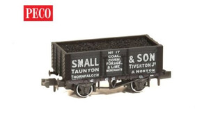 Peco N SCALE 7 Plank Wagon, Small & Son, No.17 NRP429