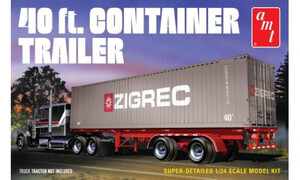 AMT Models 40 Semi Container Trailer AMT1196