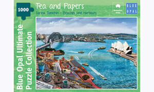 Blue Opal Sarina Tomchin Tea & Papers 1000pc BL02157-C