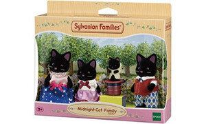 Sylvanian Families Midnight Cat Family SF5530