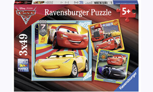 Ravensburger  Disney Cars 3 Collection 3x49 pieces RB08015-1