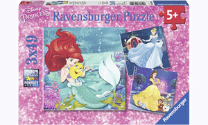 Ravensburger Disney Princesses Adventure 3x49 pieces RB09350-2