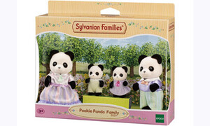 Sylvanian Families Pookie Panda Family SF5529