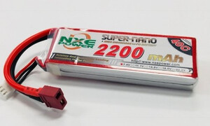 NXE Power 7.4v 2200mah 40c Soft case Lipo with Deans 2200SC402SD