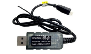 Dynamite 7.4v 2S 500mah LiPo USB Charger DYNC1063