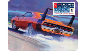 AMT Models 1969 Dodge Charger Daytona USPS Stamp Series Collector Tin AMT1232