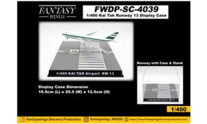  Fantasy Wings 1/400 Hong Kong Kai Tak Airport RWY 13 Display Case FWDPSC4039