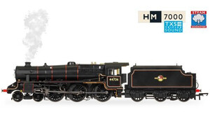 Hornby BR, Stanier 5MT 'Black 5', 4-6-0, 44726 With Steam Generator - Era 5 R30225SS