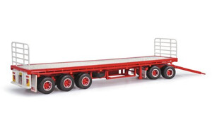 Highway Replicas Flat Deck Freight Trailer 12979