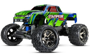 Traxxas Stampede VXL Electric Brushless 2WD Monster Truck Green Edition 36076-74