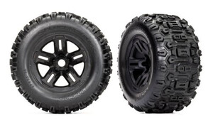Traxxas Sledgehammer Wheels And Tires 9672