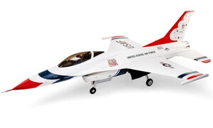 E-flite F-16 Thunderbirds 80mm EDF BNF Basic with AS3X and SAFE Select EFL87950