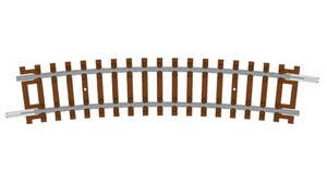 Hornby Half Curve - 4th Radius 15° 396mm TT8017