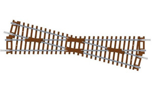 Hornby Diamond Crossing Left Hand 166mm TT8019