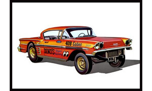 AMT 1958 Chevy Impala Hardtop “ALA Impala” 1301