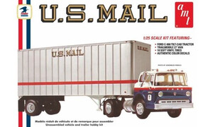 AMT  Ford C900 US Mail Truck With USPS Trailer AMT1326