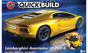Airfix QUICKBUILD Lamborghini Aventador - Yellow J6026
