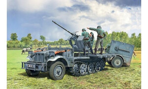 Italeri SD.KFZ.10/4 with FLAK 30 and crew 6395S