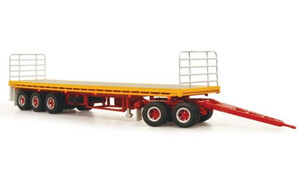 Highway Replicas Flatdeck Trailer & Dolly - Neil Mans 12969
