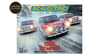 Scalextric 1965 Monte Carlo Rally Mini - Triple Car Pack C4488A