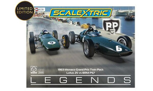Scalextric 1963 Monte Carlo Grand Prix - Twin Car Pack C4580A