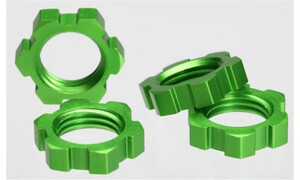 Traxxas 17mm Splined Wheel Nuts Green 5353A